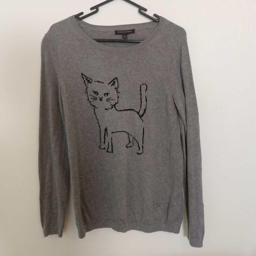 📣Host Pick📣 Banana Republic Cat Sweater - Picture 2 of 5